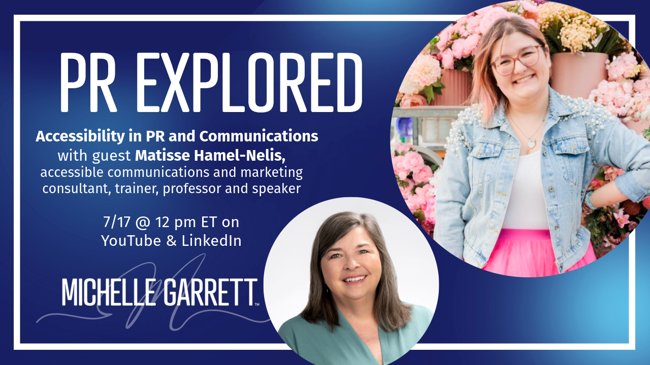 accessibility in PR and communications